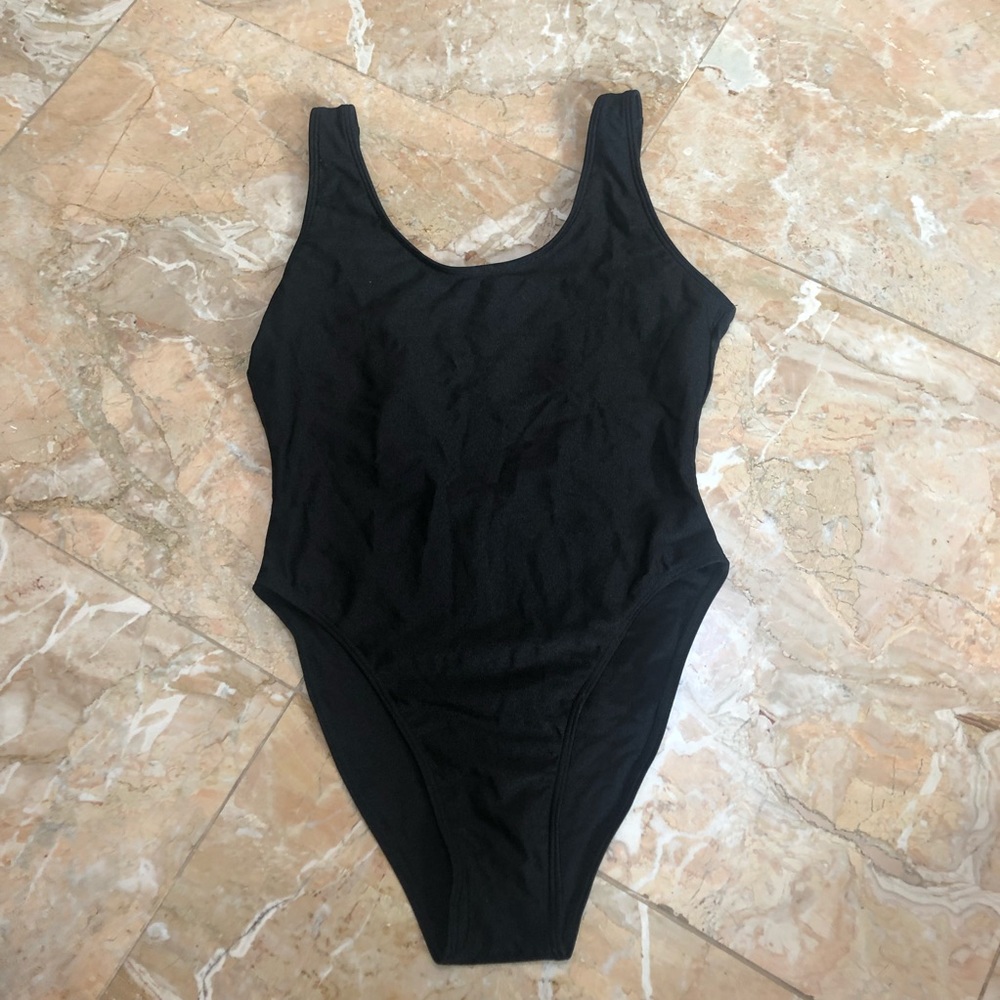 Zaful Open Back One-Piece Swimsuit